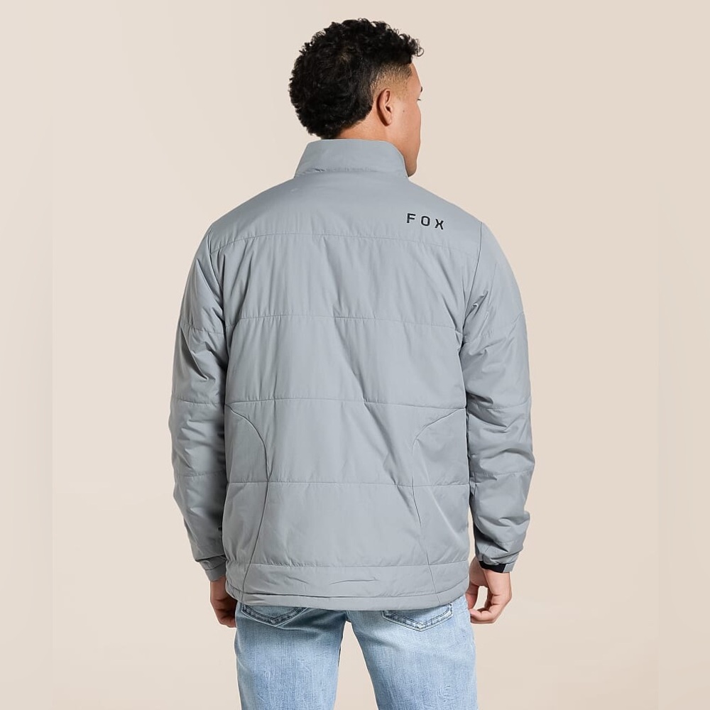 FOX Ridgeway Lite Gray Puffer Jacket‎ - Picture 3 of 14